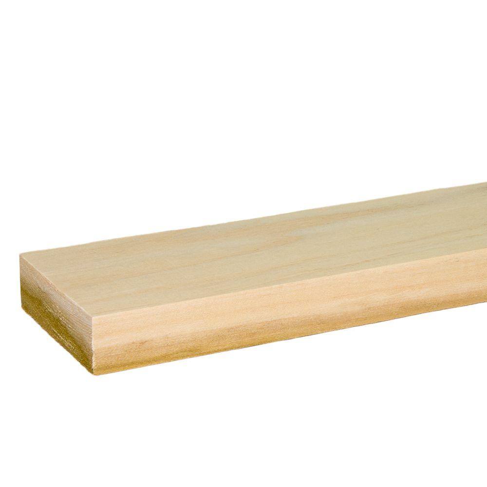 Builders Choice 1 in. x 3 in. x 8 ft. S4S Poplar Board HLPO10308X