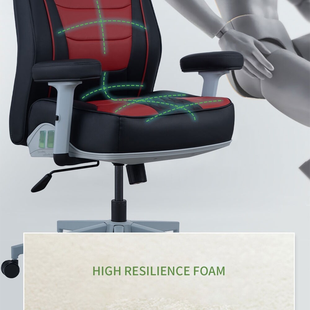 Comfortable Mid Back Office Chair Gaming Chair with Padded Armrest