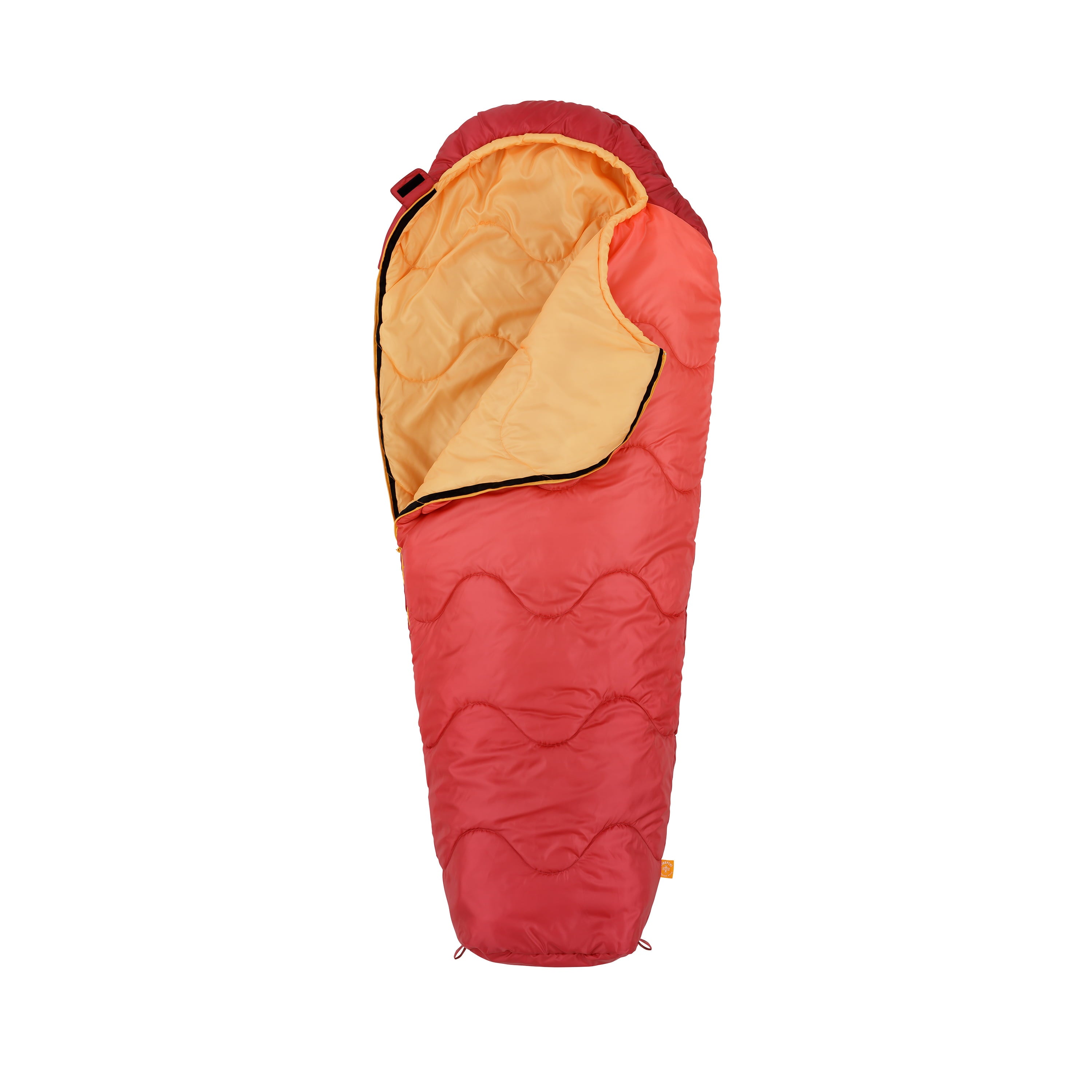 Firefly! Outdoor Gear Youth Mummy Sleeping Bag – Red/Orange (70 in. x 30 in.)