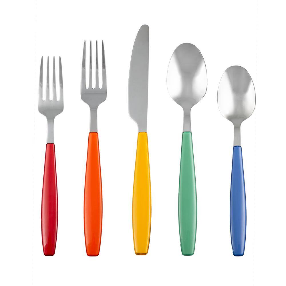 Fiesta Jamboree Multi-Color Version2 180 20-Piece Flatware Set (Service for 4) 653020FSTA12DS