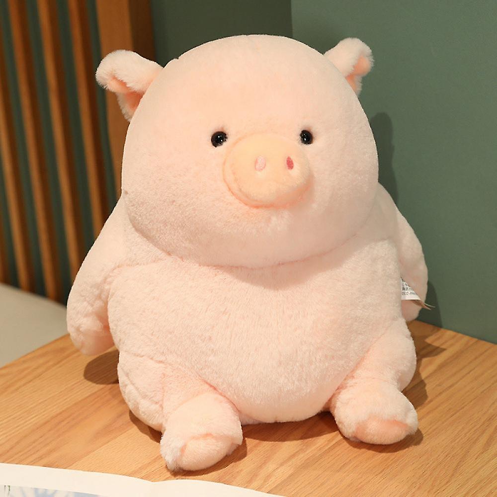 Chubby Pig Plush Pink Piggy Toy Soft Piglet Stuffed Animals Fat Pig Plushie Cute Piggy Plush Dolls Gifts Easter Xmas，9inch