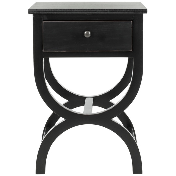 SAFAVIEH Maxine Black Night Table - 18