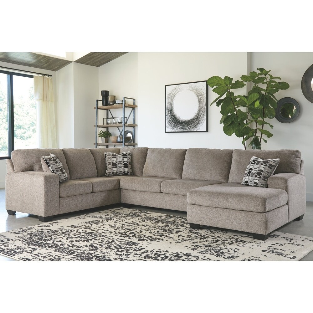 Ballinasloe 3 Piece Sectional  Platinum