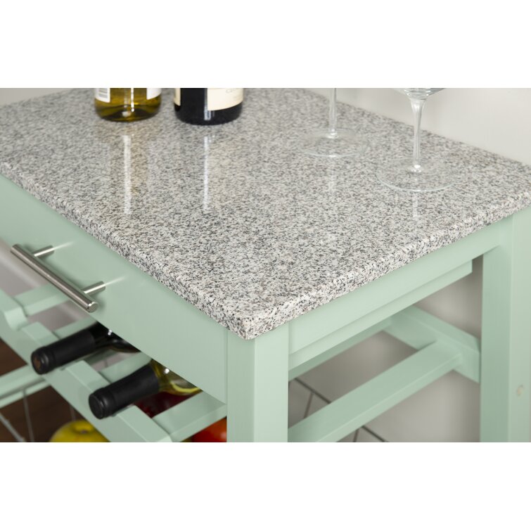 Macy Granite Kitchen Cart