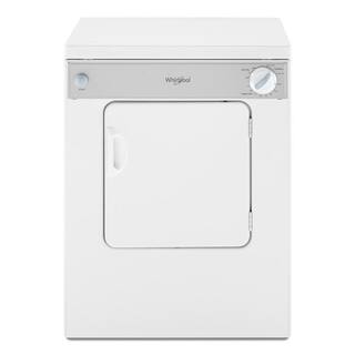 Whirlpool 3.4 cu. ft. 120-Volt White Compact Electric Vented Dryer with Flexible Installation LDR3822PQ