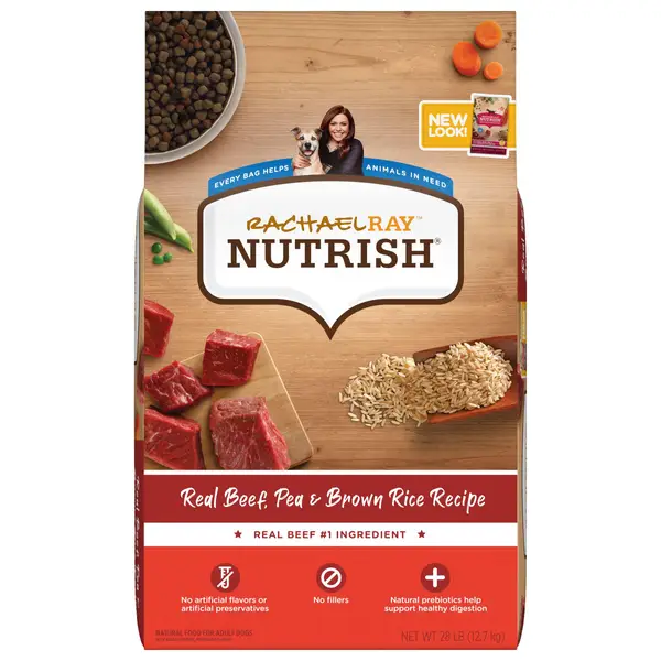 Rachael Ray Nutrish Real Beef， Pea and Brown Rice Recipe Dry Dog Food