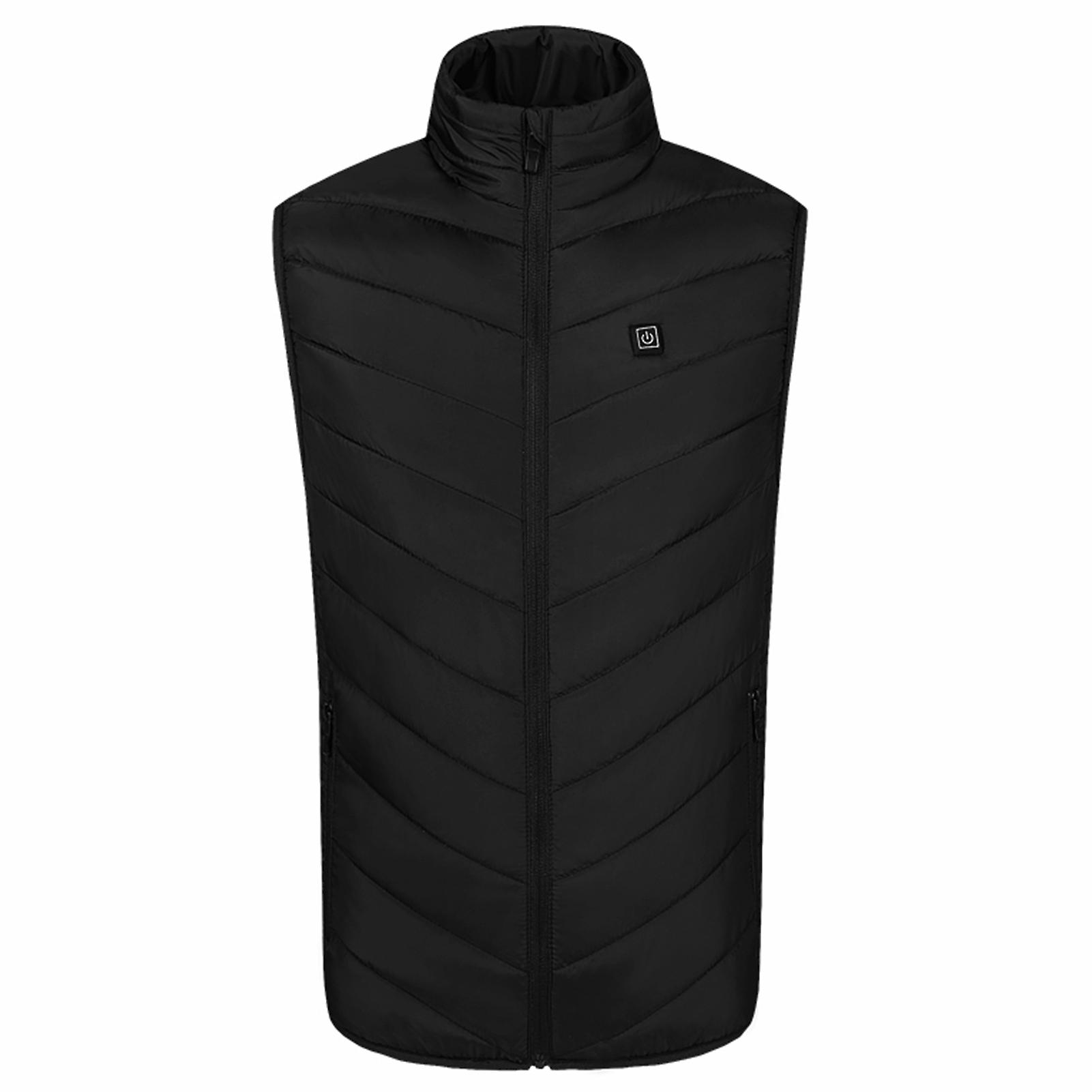 Outdoor Heating Vest Usb Charge Heated Coat Electric Heating Vest Carbon Fiber Heating Clothes For Women And Men Green + Gray 200*210cm