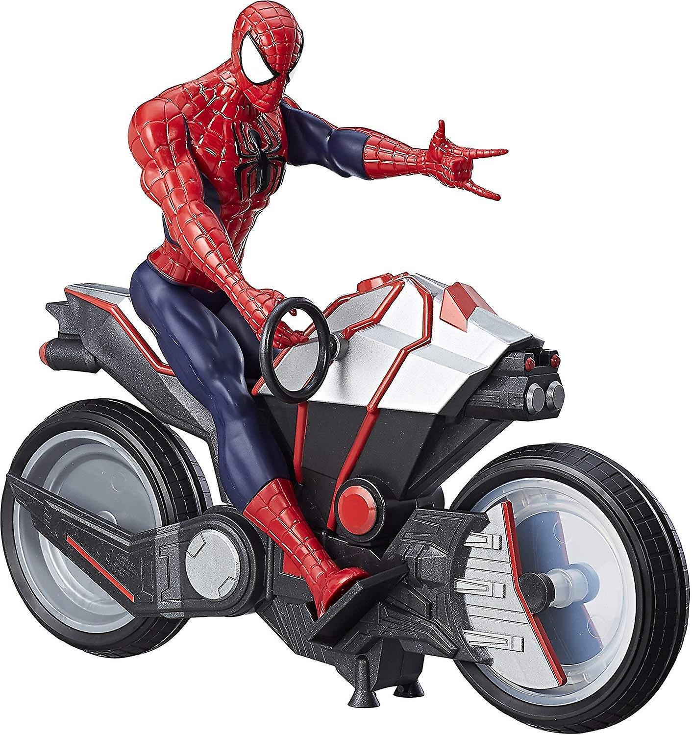 Spider-Man Titan Hero Figure Spider Man With Spider Cycle 30cm