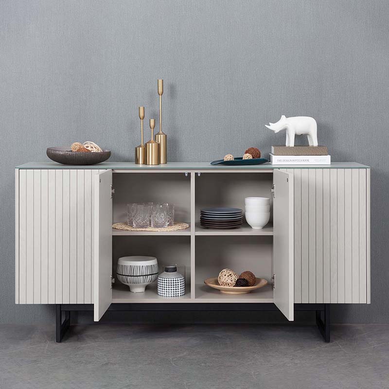 AKARI Sideboard Buffet 160cm - Light Grey