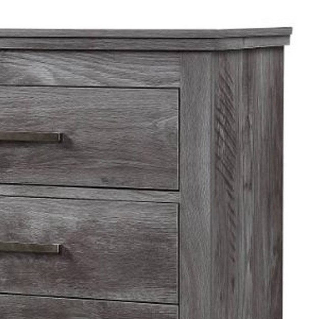 Vidalia Bedroom Set Rustic Gray Oak Acme Furniture