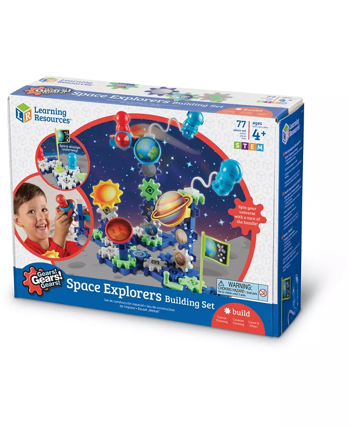 Areyougame Learning Resources Gears Gears Gears - Space Explorers Building Set