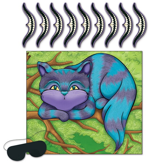 Beistle 60063 Pin The Smile On The Cheshire Cat Ga...