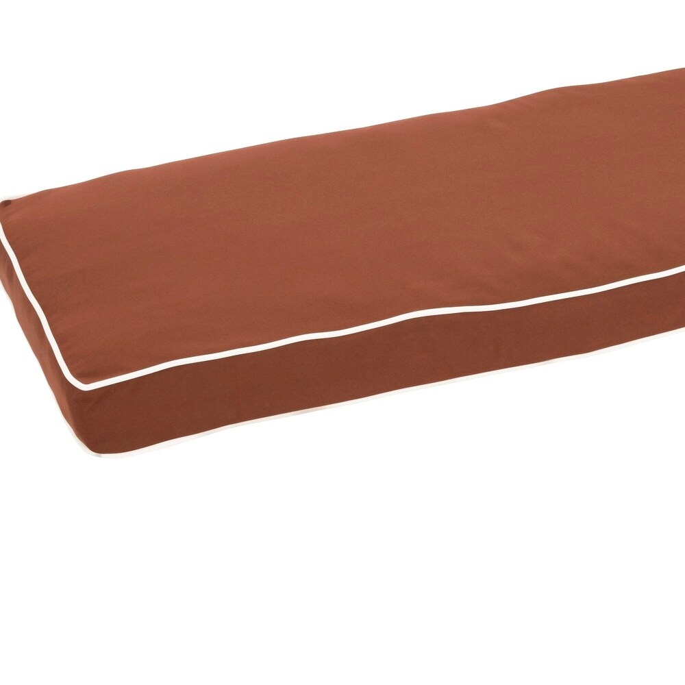 Cottage Sunbrella Fabric Bench Cushion for Cottage Teak Bench