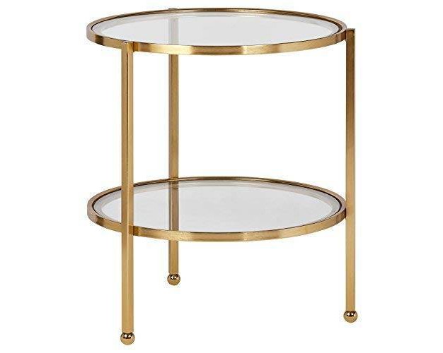 Addison Side Table Gold Adore Decor