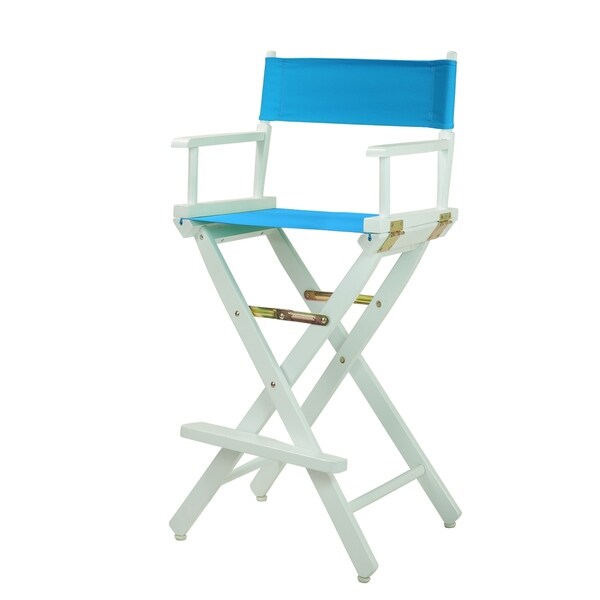 White Frame 30-inch Director's Chair