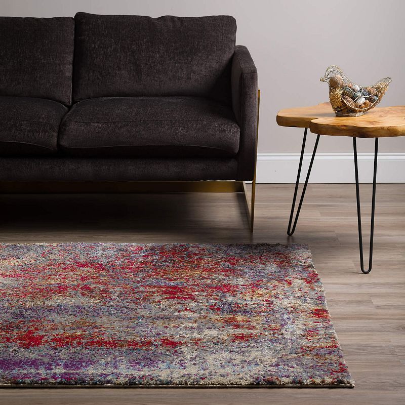 Addison Amelia Abstract Splash Area Rug