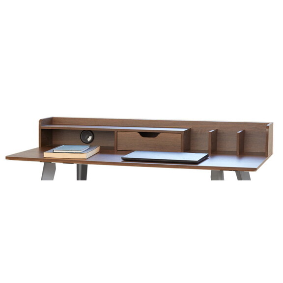 35 H x 23.5 W x 47 D Home/ Office Brown Desk with ...