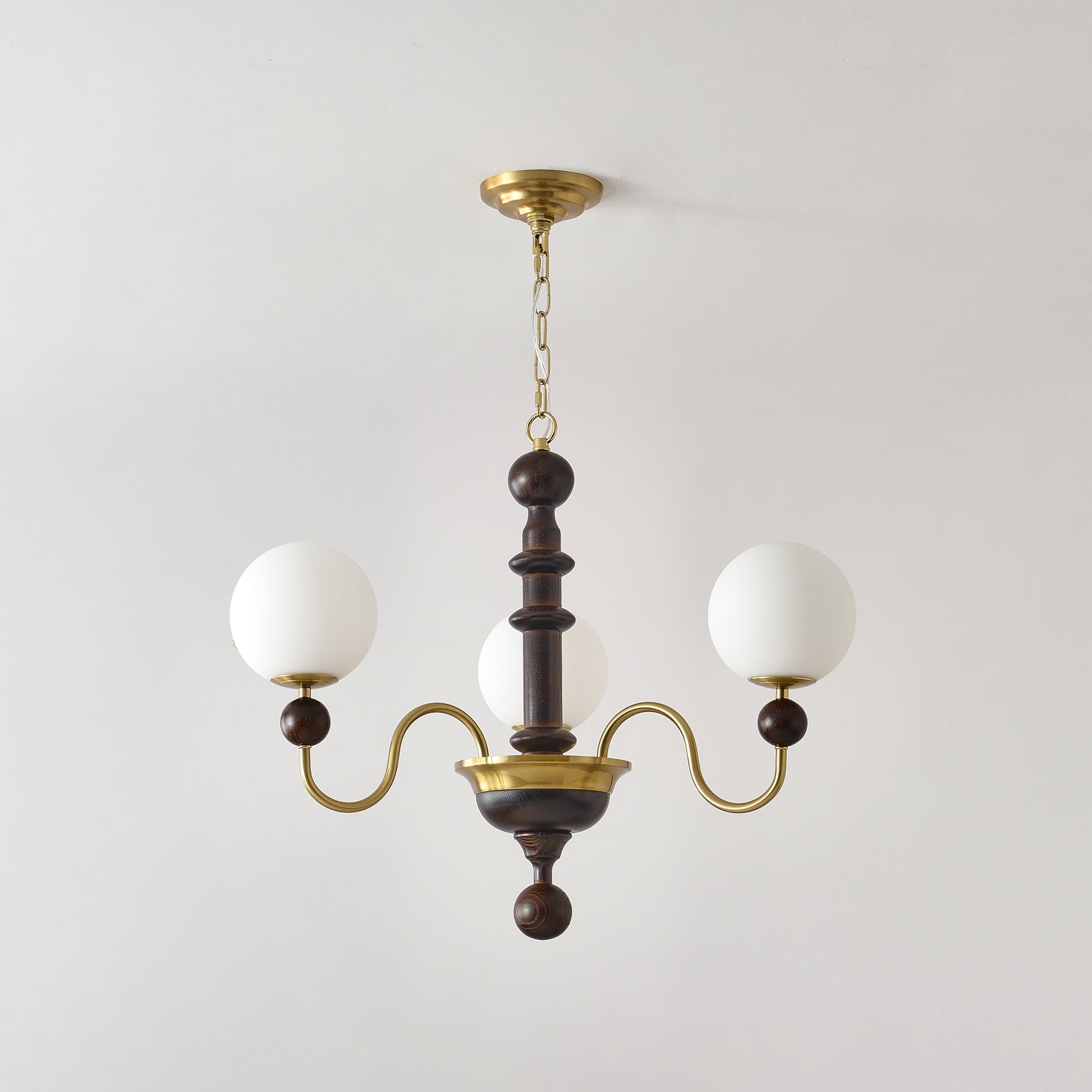 Vintage Curved Sphere Chandelier