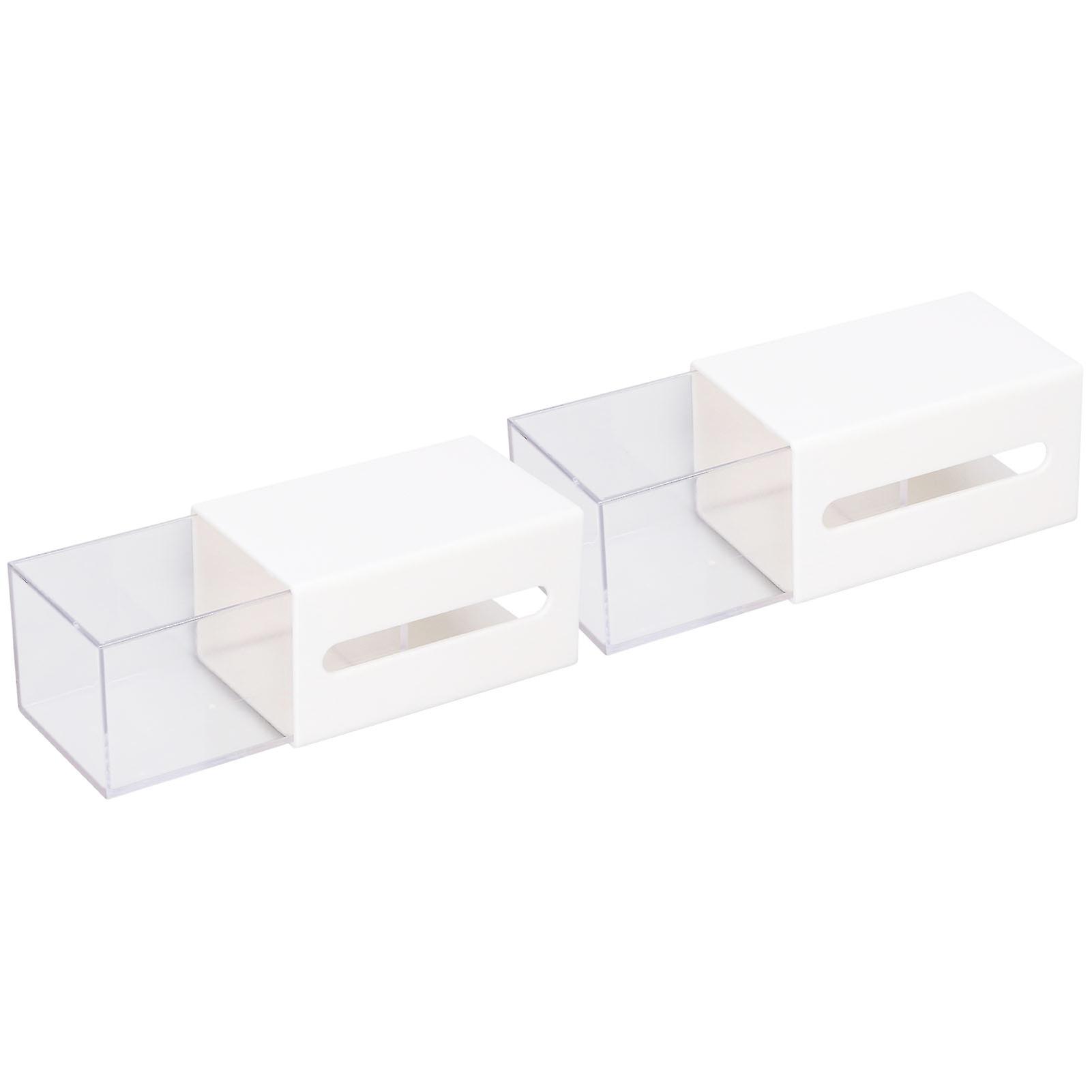 Wall Mounted Storage Box Multi Functional Double Sided Adhesive Organizer Case For Bedroom Office Bathroom