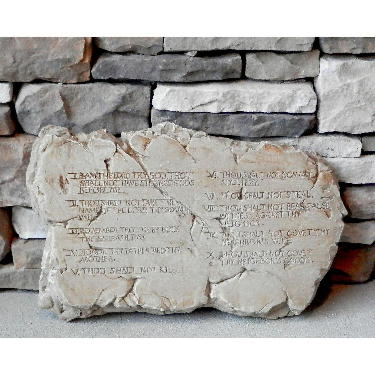 Athena Garden Ten Commandments Garden Plaque  Crowdfused