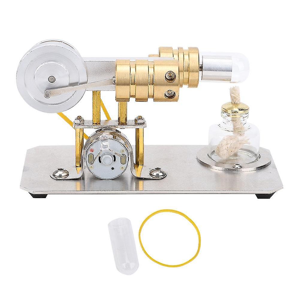 Stirling Engine Model Brass Cylinder Physical Laboratory Equipment Education Tool Kit