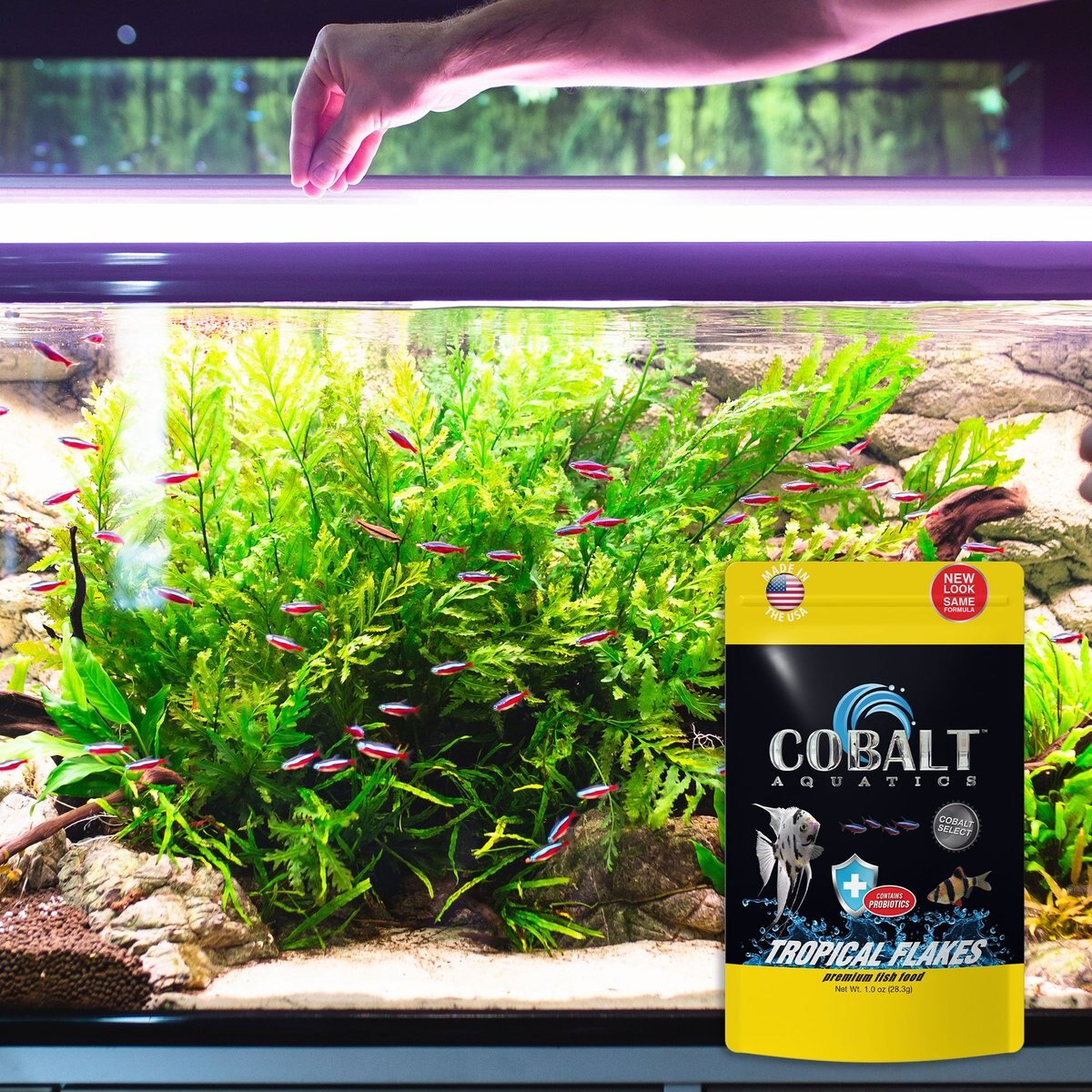 Cobalt Aquatics Select Tropical Flakes Fish Food