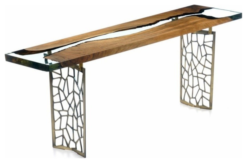 Primitive 200 Resin Console   Contemporary   Console Tables   by Naturalist  Houzz