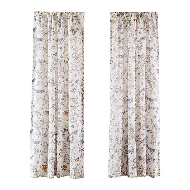 Levtex Home Mockingbird 2-pack Window Curtain Set