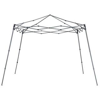 10 ft. x 10 ft. Straight-Leg Pop-Up Instant Canopy in Midnight Blue with Corrosion-Resistant Frame 64 sq. ft. of Shade 164184DS