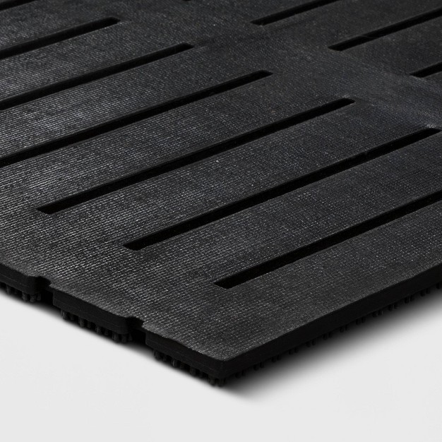 Rubber Bristle Boot Scrapping Doormat