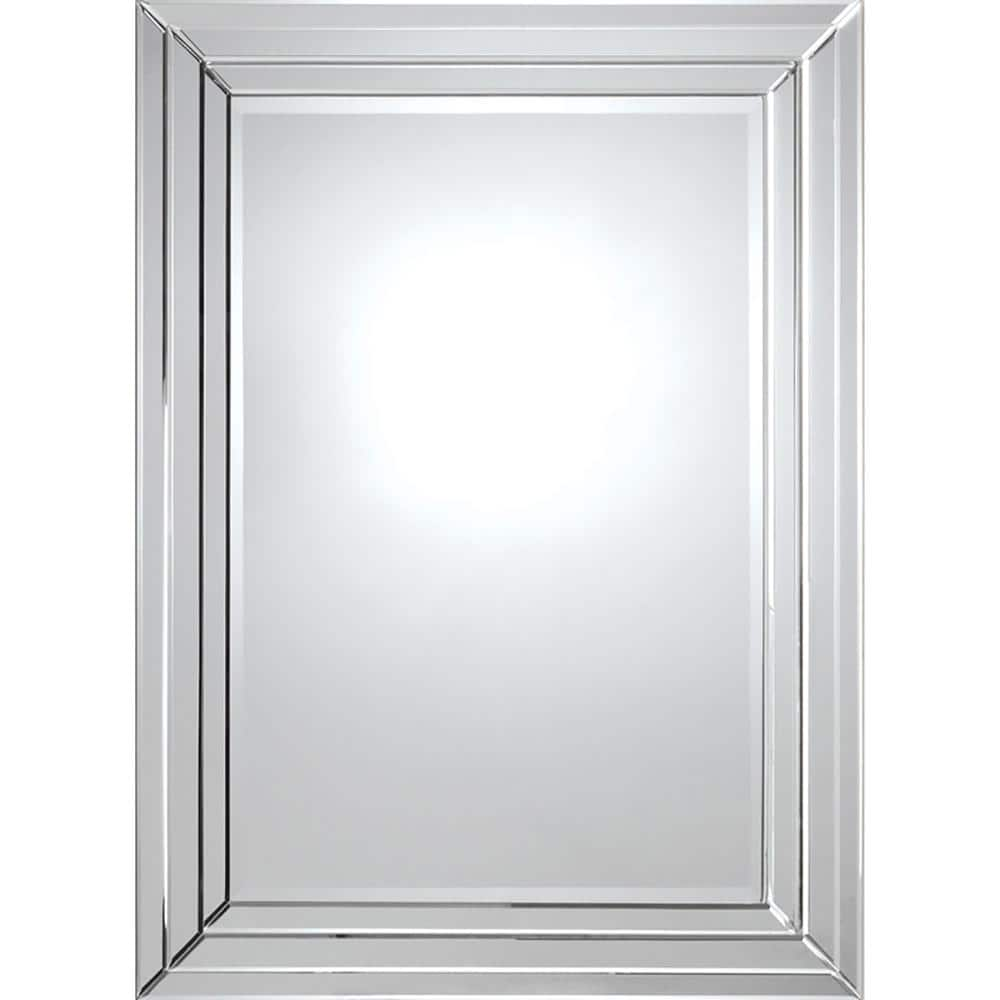 NOTRE DAME DESIGN Medium Rectangle Glass Shatter Resistant Contemporary Mirror (36 in. H x 48 in. W) NDD21M920