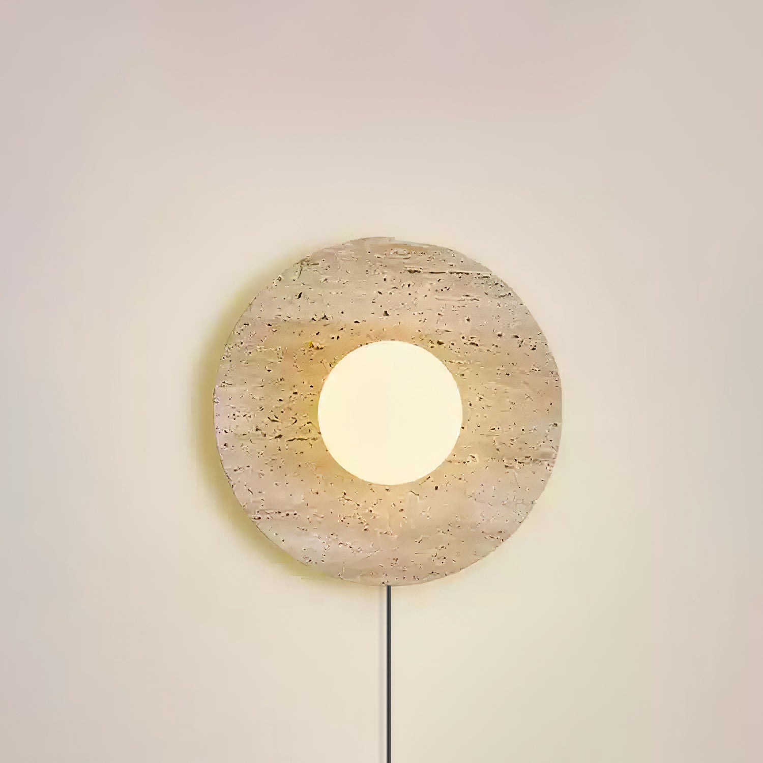 Stone Eclipse Plug-in Wall Light