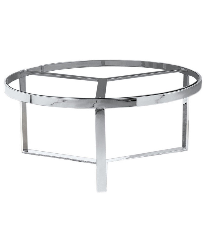 Best Master Furniture Clear Round Coffee Table