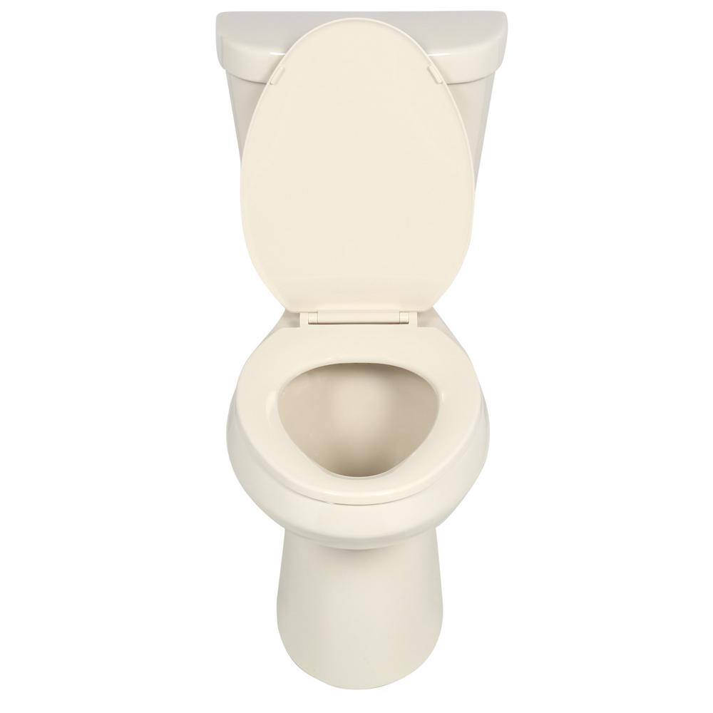 Glacier Bay 2-piece 1.1 GPF1.6 GPF High Efficiency Dual Flush Elongated Toilet in Bone N2316-BNE