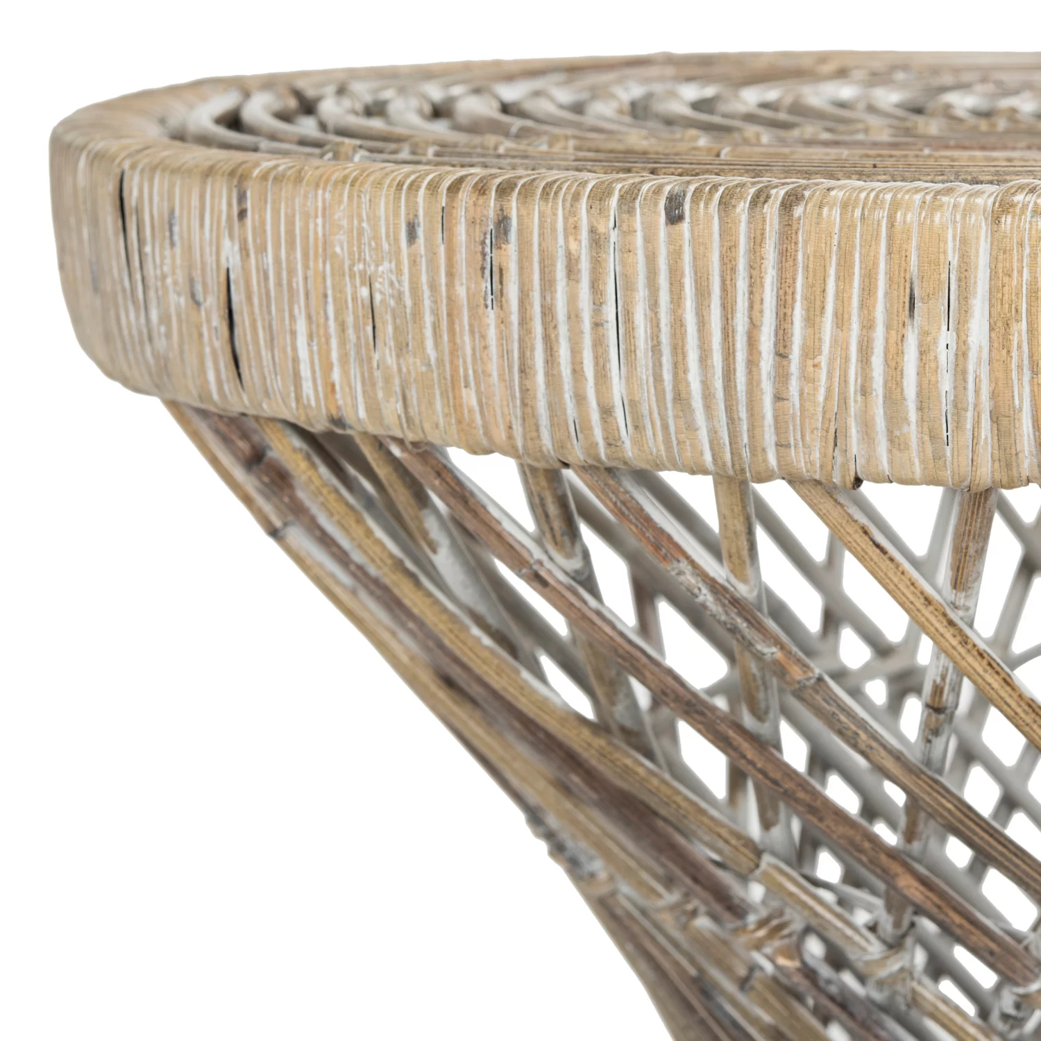 Safavieh Bowed Wicker Coffee Table