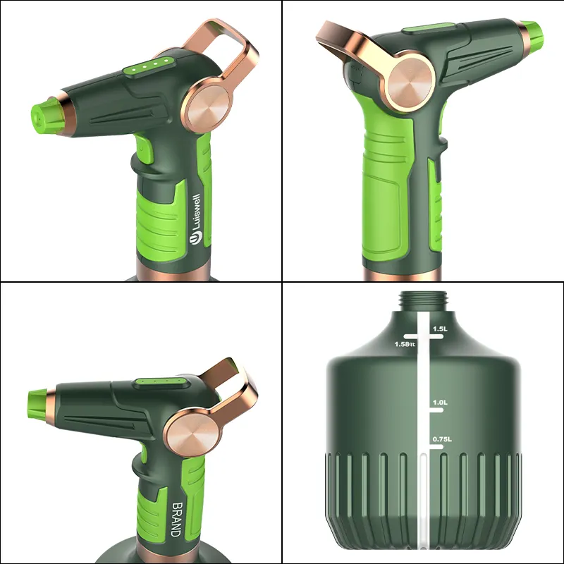 Portable usb Rechargeable 1.5l atomizer watering can automatic battery power operated garden nano mini watering can