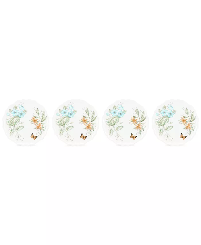 Lenox Butterfly Meadow Set of 4 Melamine Dinner Plates