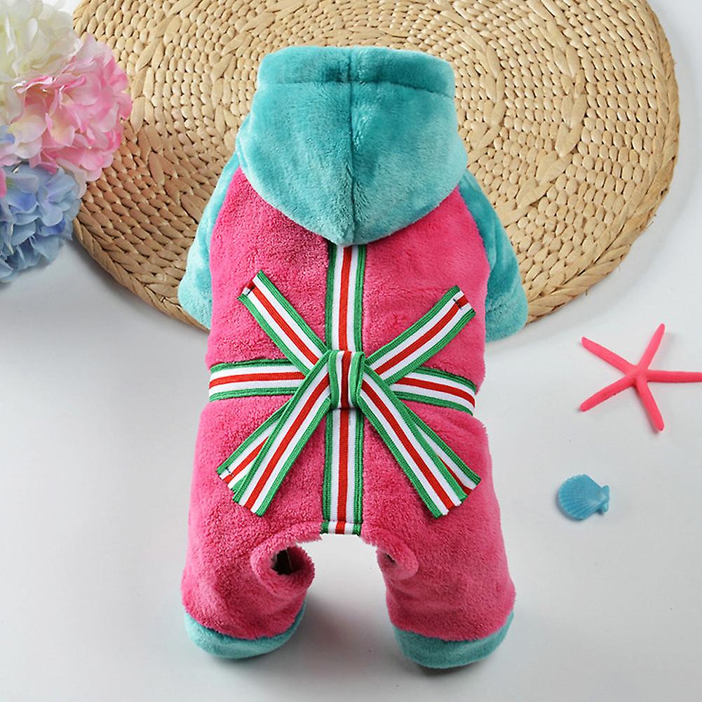 Flannel Happy Gift Style Four Feet Soft Comfortable Christmas Warm Pet Clothes Clothing For Dogs Cats