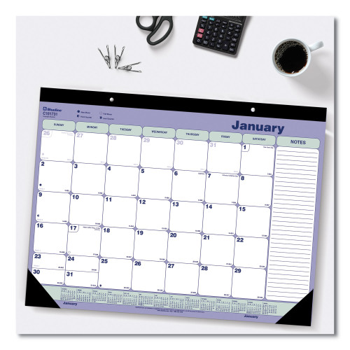 Blueline Brownline Desk/Wall Calendar Pad (C181731)