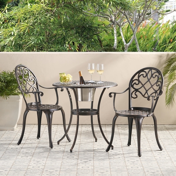 Camden 3PC Cast Bistro Set Ice Bucket