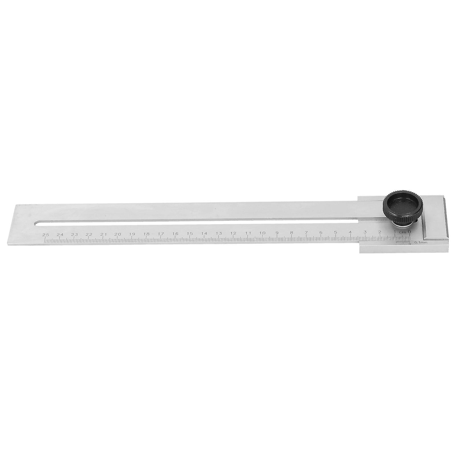 Sliding Line Ruler Accuracy Scribing Woodworking Parallel Carbon Steel Measuring Tool250mm