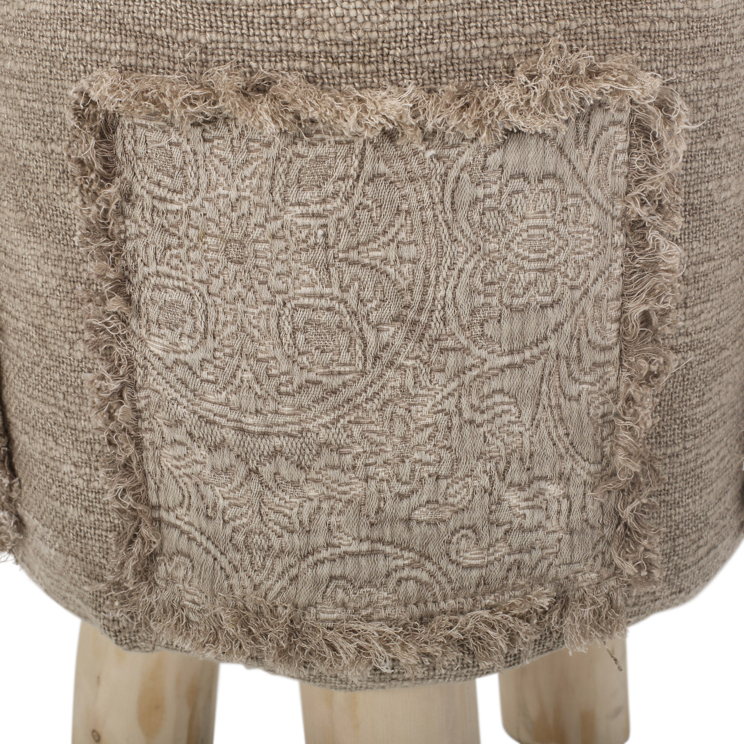 Ayrin Handcrafted Boho Patch Stool