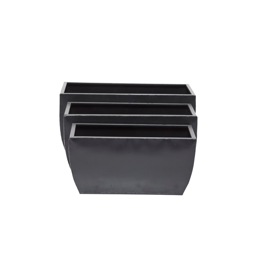 Metal Modern Planter (Set of 3)   S/3 20\