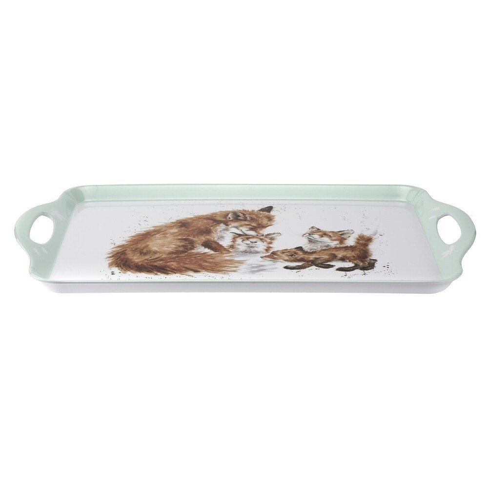 Pimpernel Wrendale Designs Bedtime Kiss Large Melamine Handled Tray   19.25\