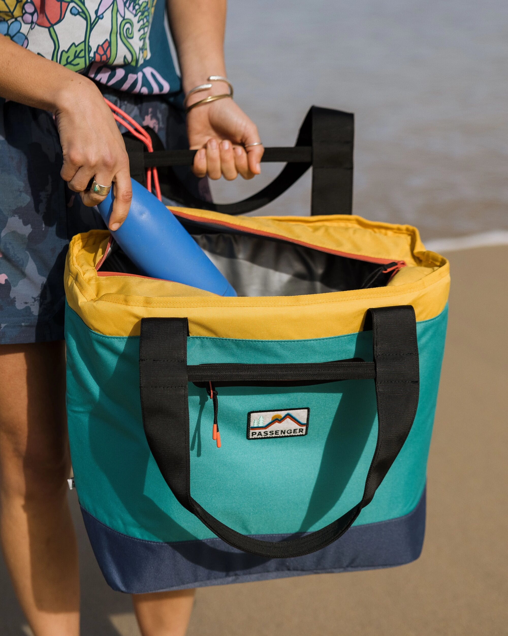 Tote Recycled Cooler Bag - Multi Primary