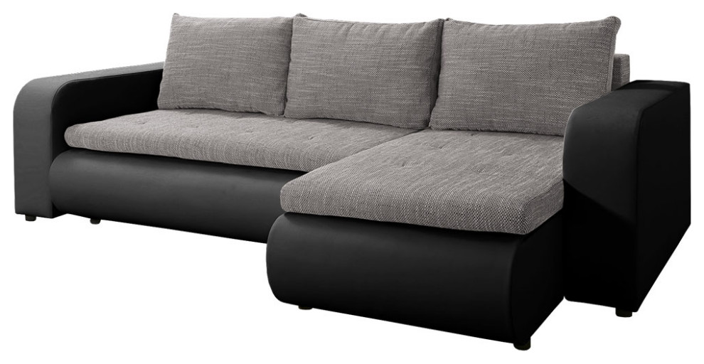 DIANA Sectional Sleeper Sofa  Universal Corner   Contemporary   Sleeper Sofas   by Table World  Houzz