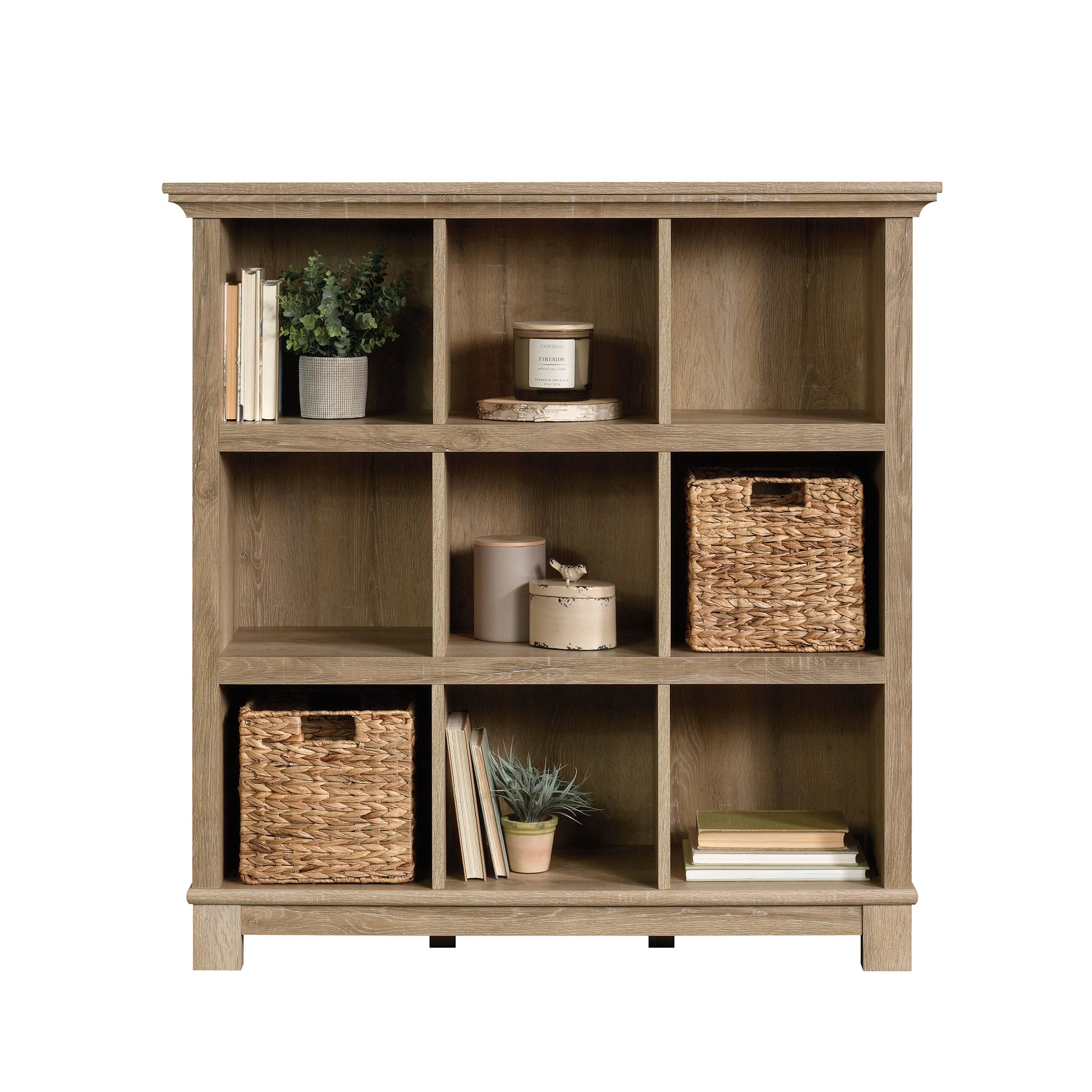 Sauder Garden Villa 9-Cube Organizer, Orchard Oak Finish