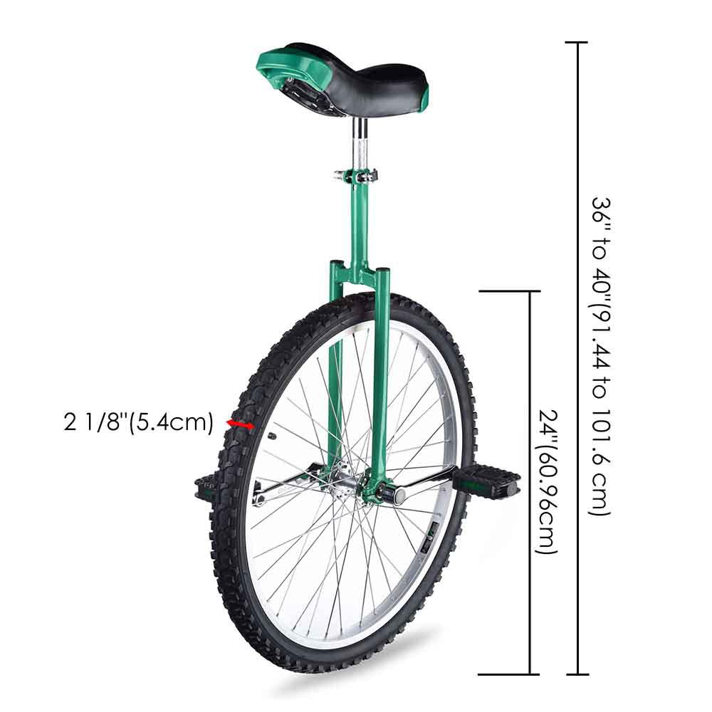 Yescom 24 inch Unicycle Wheel Frame Color Optional