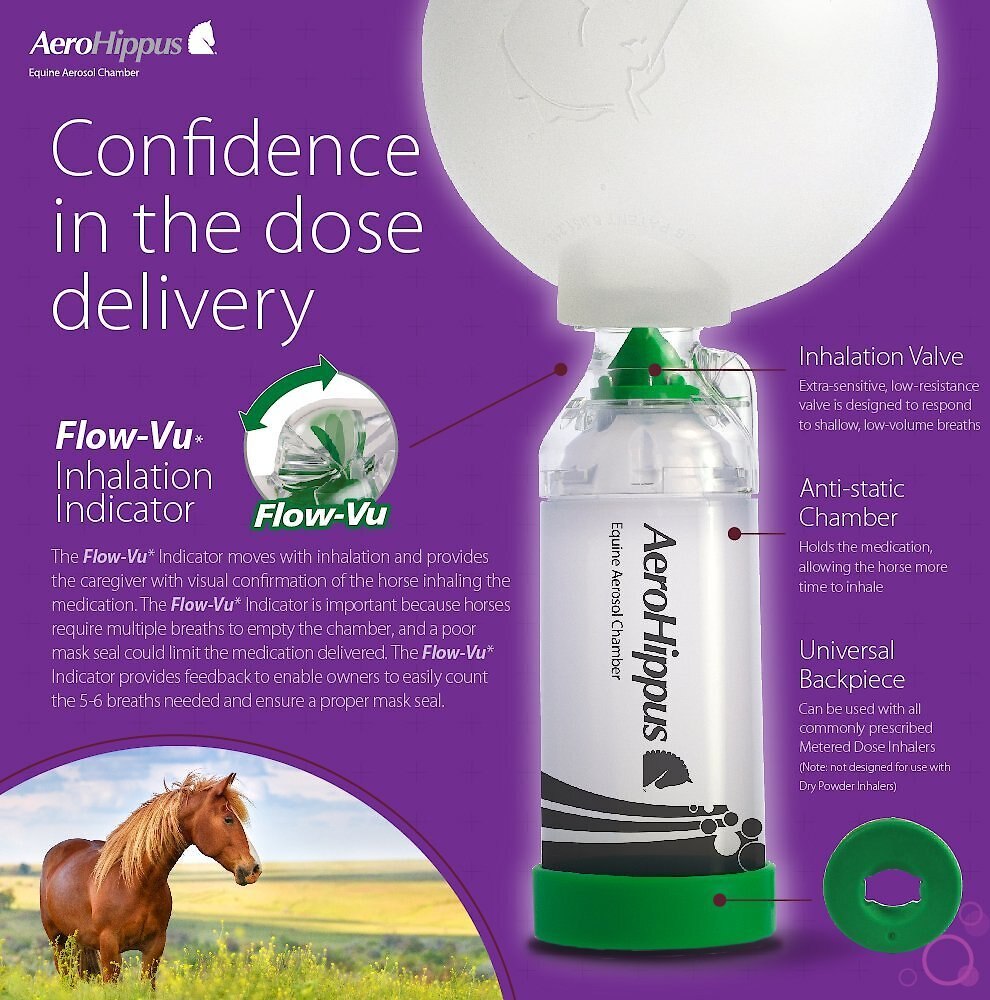 Trudell Medical International AeroHippus Equine Aerosol Chamber