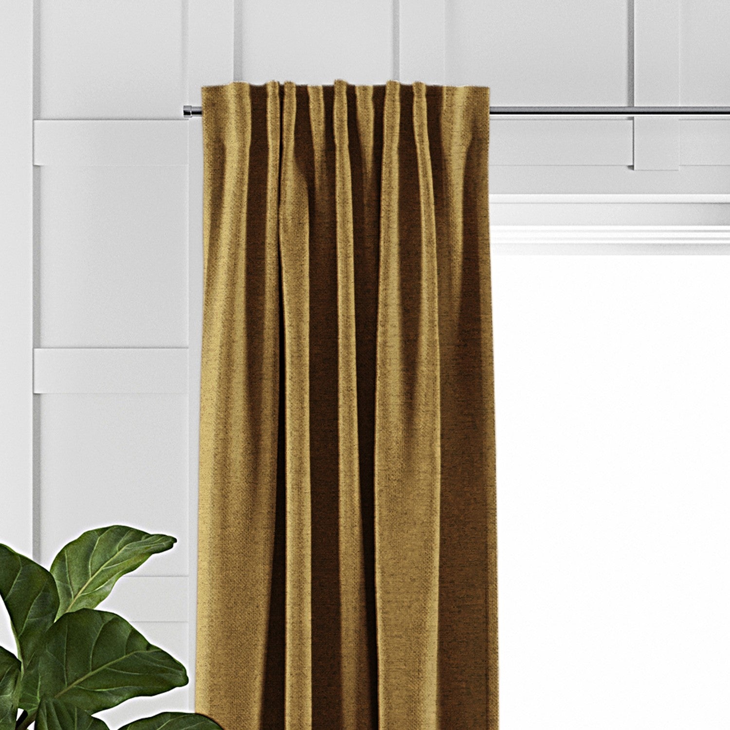 Juno Velvet Gold Drapery